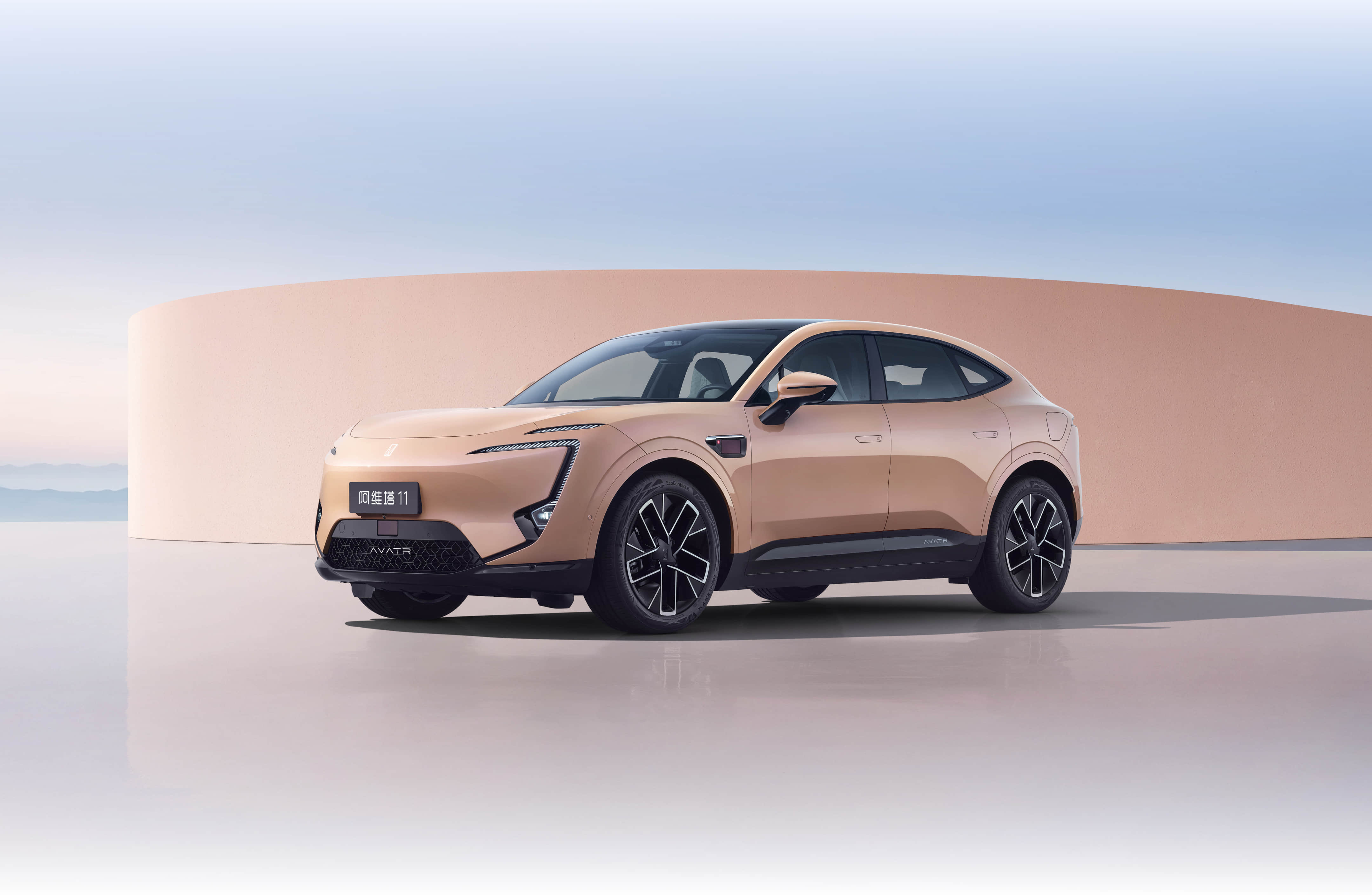 AVATR 11 elektrisches Luxus-SUV in Seitenansicht