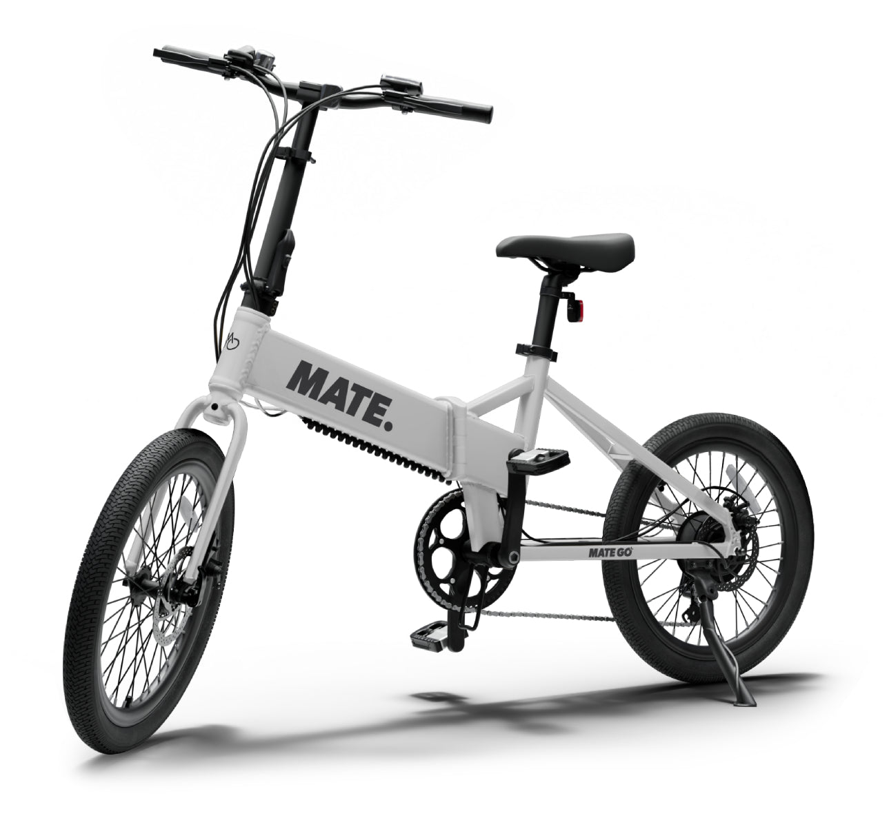 MATE. GO+ Rahmen, Motorbereich und Antrieb