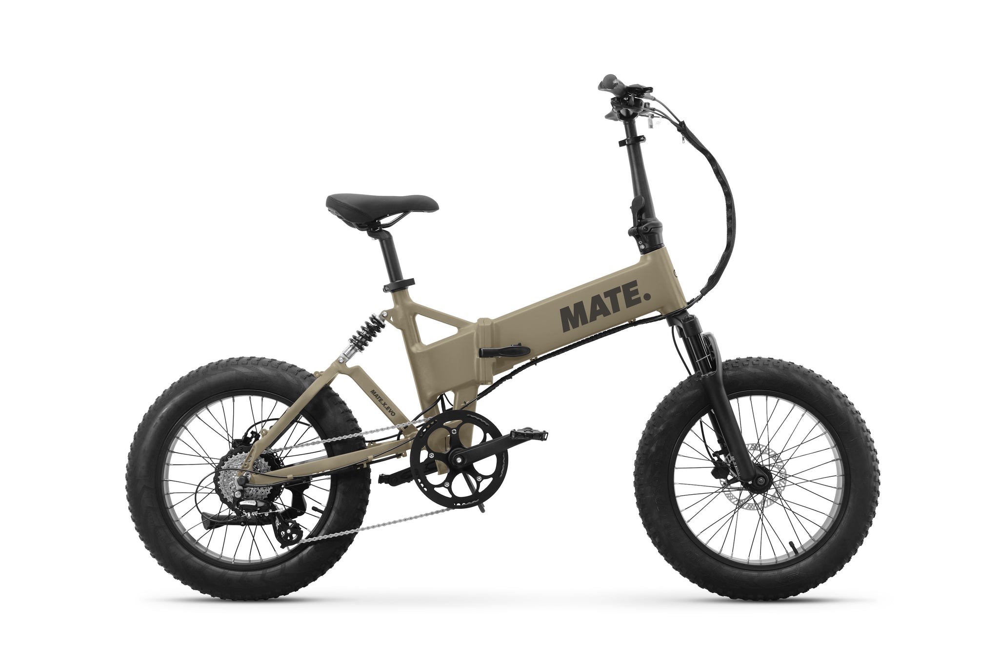 MATE X EVO faltbares Fatbike-Pedelec in Summit Ash